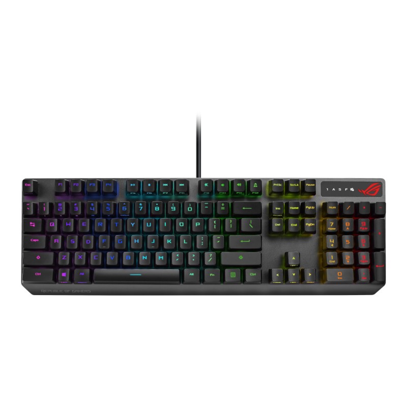 Tipkovnica Asus Gaming ROG Strix Scope RX RGB USB US QUERTY, SLO gravura (90MP0240-BKUA00) ASUS Tipkovnica Asus Gaming ROG Strix Scope RX RGB USB US QUERTY, SLO gravura (90MP0240-BKUA00)
