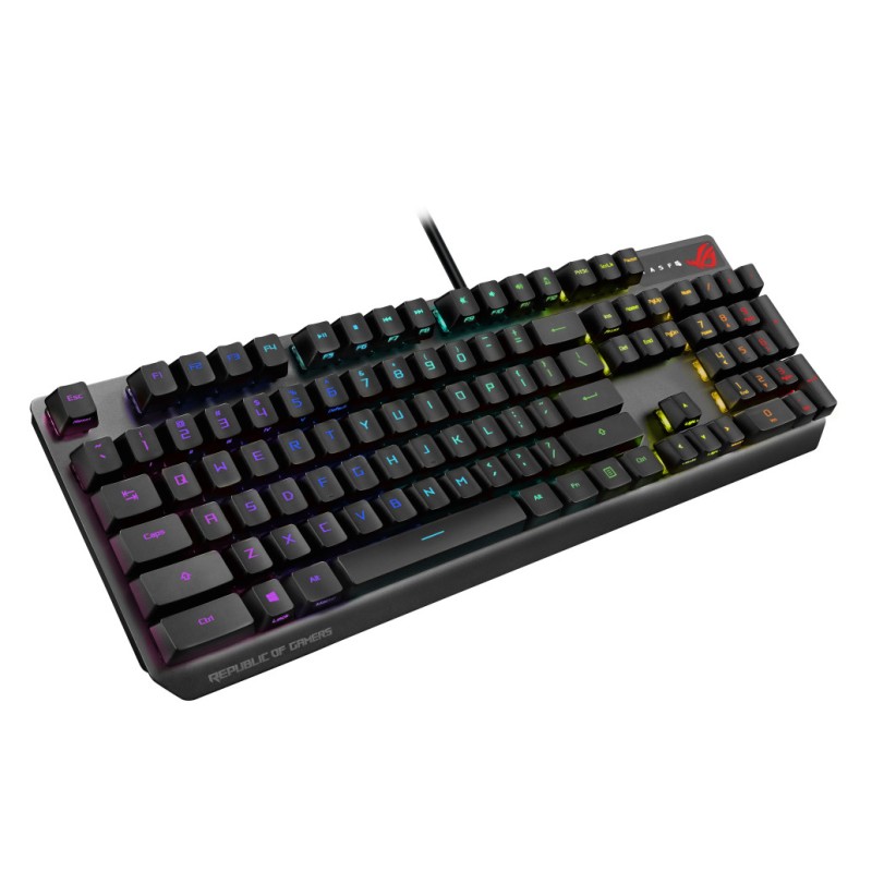 Tipkovnica Asus Gaming ROG Strix Scope RX RGB USB US QUERTY, SLO gravura (90MP0240-BKUA00) ASUS Tipkovnica Asus Gaming ROG Strix Scope RX RGB USB US QUERTY, SLO gravura (90MP0240-BKUA00)