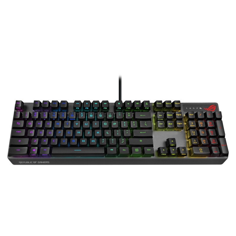 Tipkovnica Asus Gaming ROG Strix Scope RX RGB USB US QUERTY, SLO gravura (90MP0240-BKUA00) ASUS Tipkovnica Asus Gaming ROG Strix Scope RX RGB USB US QUERTY, SLO gravura (90MP0240-BKUA00)