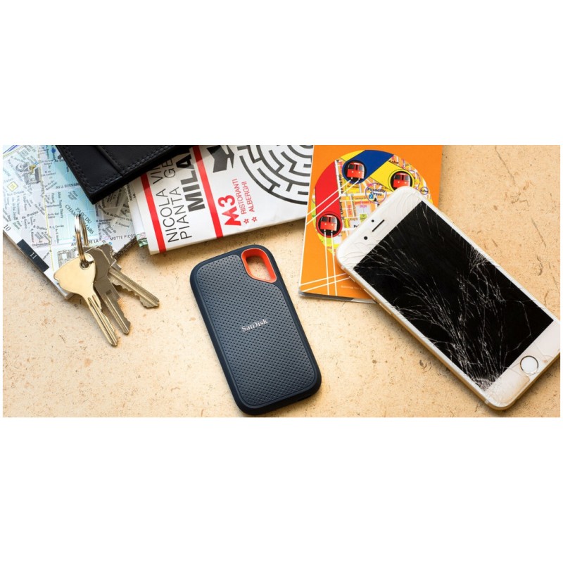 Prenosni disk SSD 1TB USB 3.2 USB-C Sandisk Extreme Portable 1050/1000MB/s - črna (SDSSDE61-1T00-G25) SANDISK Prenosni disk SSD 1TB USB 3.2 USB-C Sandisk Extreme Portable 1050/1000MB/s - črna (SDSSDE61-1T00-G25)