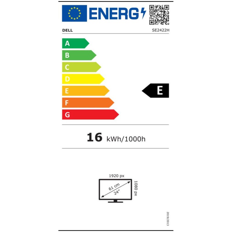 Monitor Dell 60,5 cm (23,8) SE2422H 1920x1080 75Hz VA 5ms VGA HDMI 3H NTSC72% FreeSync Dell Monitor Dell 60,5 cm (23,8) SE2422H 1920x1080 75Hz VA 5ms VGA HDMI 3H NTSC72% FreeSync
