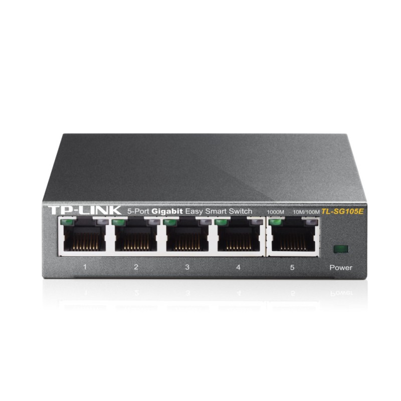 STIKALO 5-PORT TP-Link Easy Smart 100/1000 (TL-SG105E) TP-LINK STIKALO 5-PORT TP-Link Easy Smart 100/1000 (TL-SG105E)