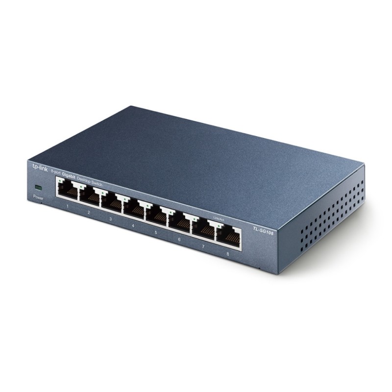 STIKALO 8-PORT TP-Link 100/1000 (TL-SG108E) TP-LINK STIKALO 8-PORT TP-Link 100/1000 (TL-SG108E)