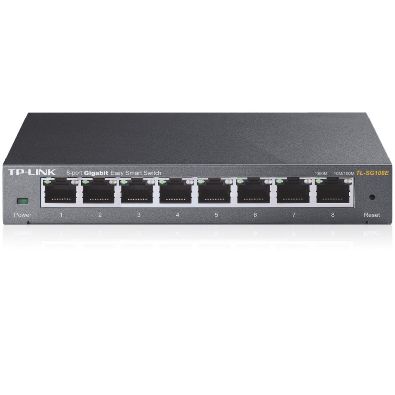 STIKALO 8-PORT TP-Link 100/1000 (TL-SG108E) TP-LINK STIKALO 8-PORT TP-Link 100/1000 (TL-SG108E)