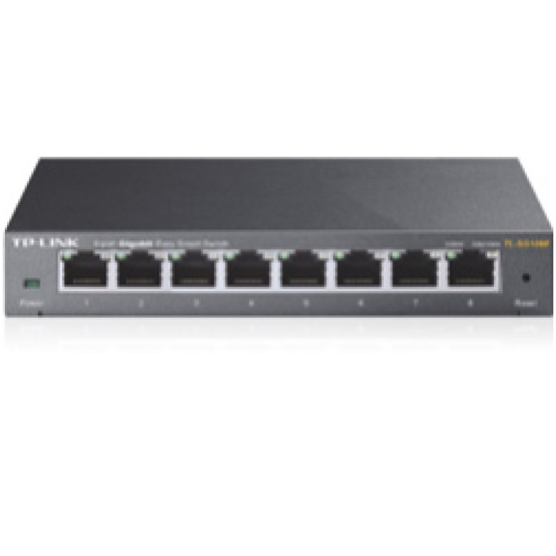 STIKALO 8-PORT TP-Link 100/1000 (TL-SG108E) TP-LINK STIKALO 8-PORT TP-Link 100/1000 (TL-SG108E)