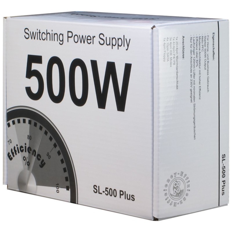 Napajalnik - 500W Inter-Tech IT SL-500 Plus (88882140) Inter-Tech Napajalnik - 500W Inter-Tech IT SL-500 Plus (88882140)