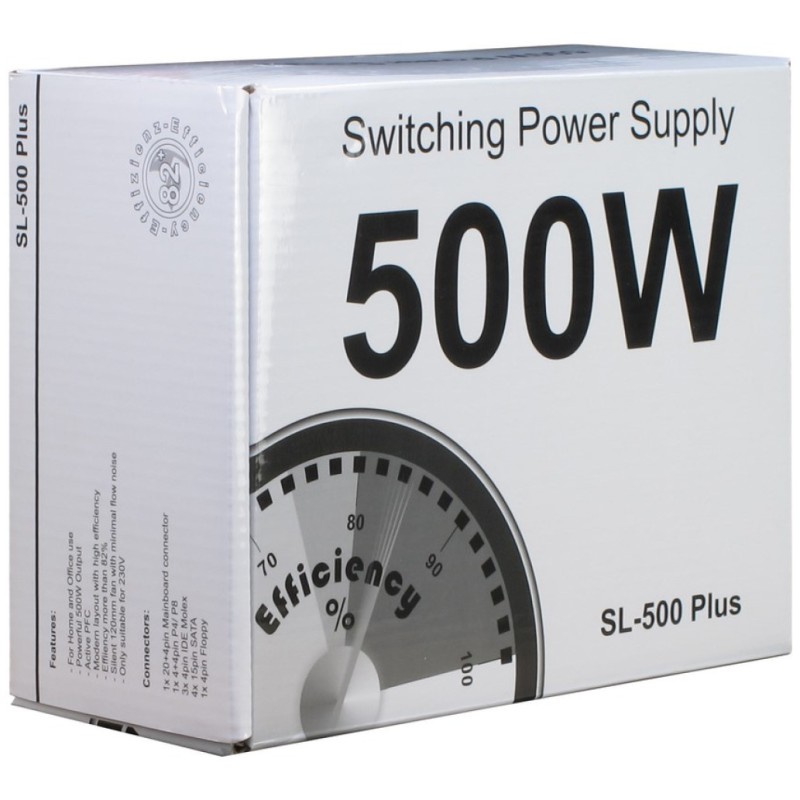 Napajalnik - 500W Inter-Tech IT SL-500 Plus (88882140) Inter-Tech Napajalnik - 500W Inter-Tech IT SL-500 Plus (88882140)