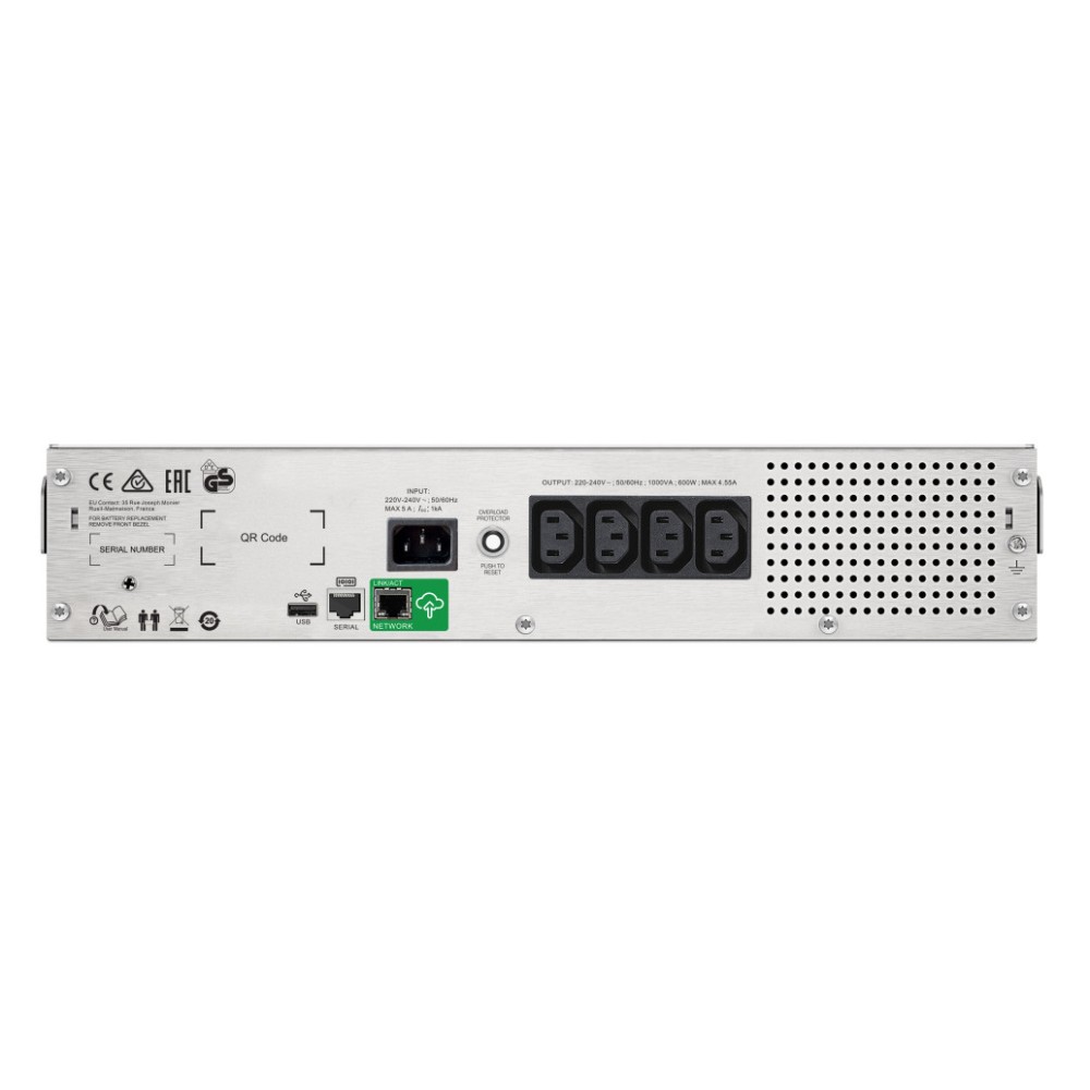 UPS APC Smart-UPS C Line-Interactive 1500VA/900W 4x220V rackmount (SMC1500I-2UC) APC UPS APC Smart-UPS C Line-Interactive 1500VA/900W 4x220V rackmount (SMC1500I-2UC)