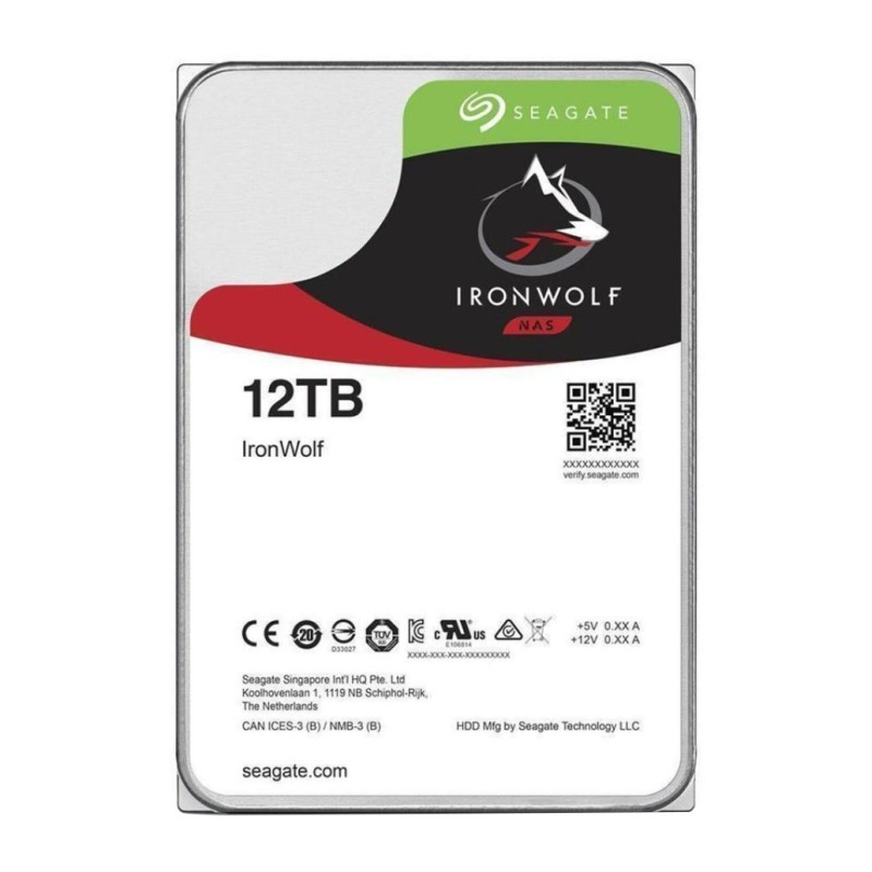 Trdi disk 12TB SATA3 Seagate IronWolf 6GB/s 256MB 7200 - primerno za NAS (ST12000VN0008) SEAGATE Trdi disk 12TB SATA3 Seagate IronWolf 6GB/s 256MB 7200 - primerno za NAS (ST12000VN0008)