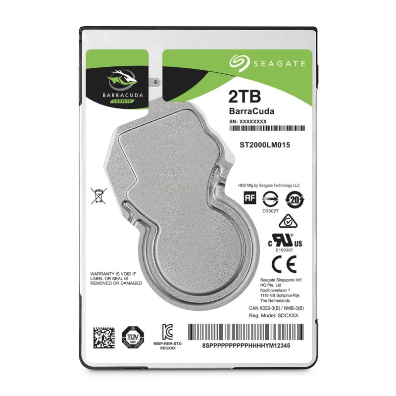 Trdi disk 2.5 2TB SATA3 - 5400/128MB 7mm Seagate Barracuda SEAGATE Trdi disk 2.5 2TB SATA3 - 5400/128MB 7mm Seagate Barracuda