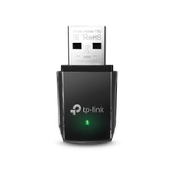 Brezžični mrežni adapter USB 3.0 TP-Link WiFi5 802.11ac AC1300 867Mbit/s Dualband MU-MIMO Nano (Archer T3U) Brezžični mrežni adapter USB 3.0 TP-Link WiFi5 802.11ac AC1300 867Mbit/s Dualband MU-MIMO Nano (Archer T3U)