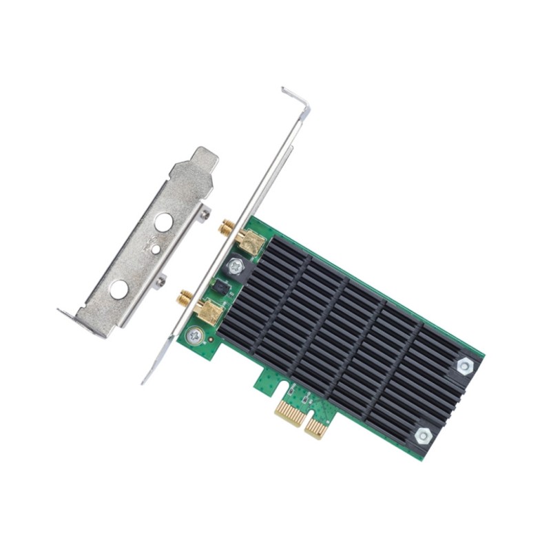 Brezžični mrežni adapter PCIe TP-Link WiFi5 802.11ac AC1200 867Mbit/s Dualband 2x antena (ARCHER T4E) TP-LINK Brezžični mrežni adapter PCIe TP-Link WiFi5 802.11ac AC1200 867Mbit/s Dualband 2x antena (ARCHER T4E)