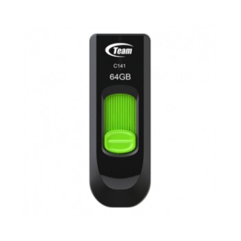 Spominski ključek 64GB USB 3.1 Teamgroup C145 - plastičen/drsni/črn (TC145364GG01) Spominski ključek 64GB USB 3.1 Teamgroup C145 - plastičen/drsni/črn (TC145364GG01)