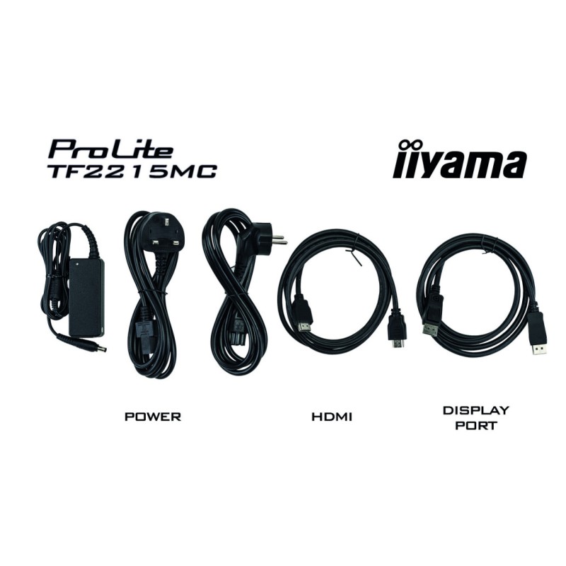 Monitor Touch 54,6 cm (21,5) Iiyama OpenFrame TF2215MC-B2 IPS 14ms VGA HDMI DisplayPort USB Iiyama Monitor Touch 54,6 cm (21,5) Iiyama OpenFrame TF2215MC-B2 IPS 14ms VGA HDMI DisplayPort USB