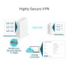 Usmerjevalnik TP-Link Omada Safestream 1000Mbit/s 3xLAN+WAN 4xLAN (TL-R605) TP-LINK Usmerjevalnik TP-Link Omada Safestream 1000Mbit/s 3xLAN+WAN 4xLAN (TL-R605)