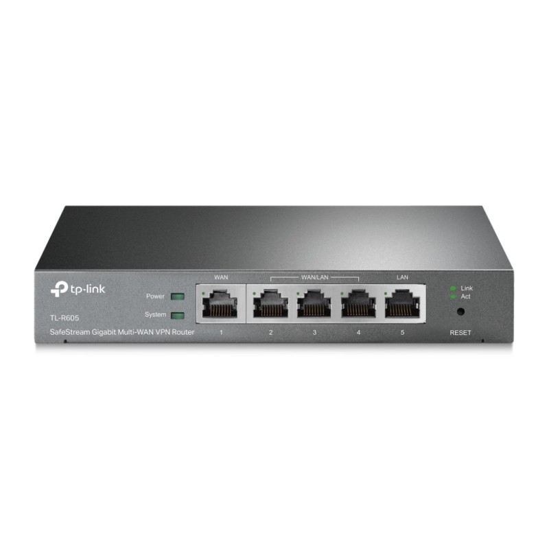 Usmerjevalnik TP-Link Omada Safestream 1000Mbit/s 3xLAN+WAN 4xLAN (TL-R605) TP-LINK Usmerjevalnik TP-Link Omada Safestream 1000Mbit/s 3xLAN+WAN 4xLAN (TL-R605)