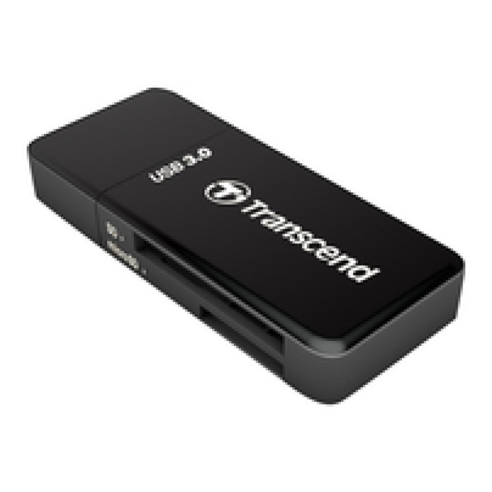 Zunanji čitalec kartic Transcend USB 3.1 za SD microSD črn (TS-RDF5K) Transcend Zunanji čitalec kartic Transcend USB 3.1 za SD microSD črn (TS-RDF5K)