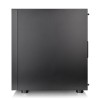 Ohišje Thermaltake H100 TG MidiATX - črna