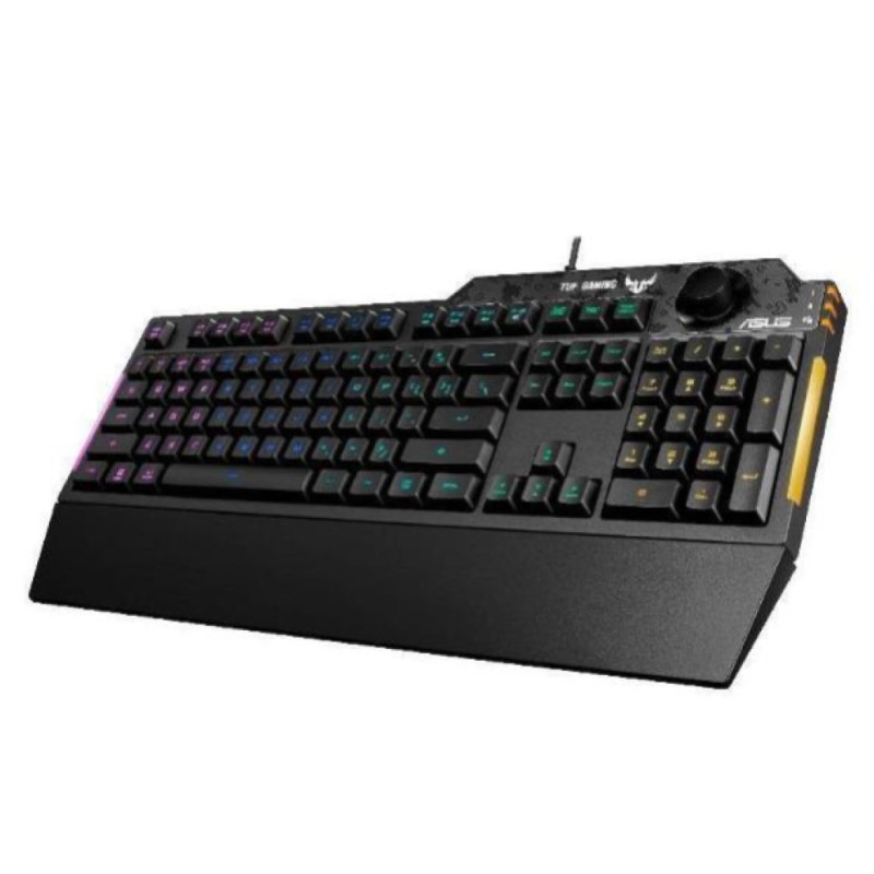 Tipkovnica Asus Gaming TUF K1 RGB osvetljena Lokalizacija US - SLO gravura (90MP01X0-BKUA00) ASUS Tipkovnica Asus Gaming TUF K1 RGB osvetljena Lokalizacija US - SLO gravura (90MP01X0-BKUA00)