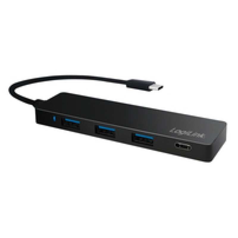 HUB USB-C => 3x USB 3.0 tip A 1x USB-C Thunderbolt 3 LogiLink (UA0311) LOGILINK HUB USB-C => 3x USB 3.0 tip A 1x USB-C Thunderbolt 3 LogiLink (UA0311)