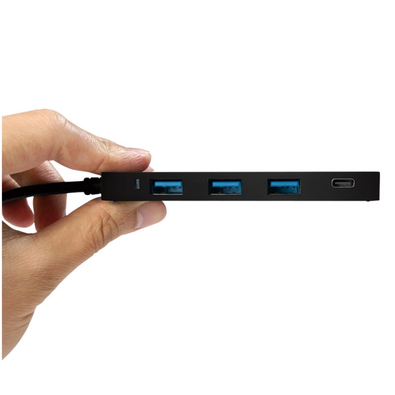 HUB USB-C => 3x USB 3.0 tip A 1x USB-C Thunderbolt 3 LogiLink (UA0311) LOGILINK HUB USB-C => 3x USB 3.0 tip A 1x USB-C Thunderbolt 3 LogiLink (UA0311)