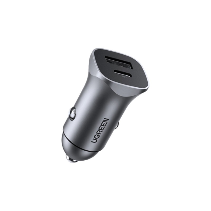 Avto polnilec 12V/24V => USB-A + USB-C UGREEN 18W 2x USB PD Qualcomm Quick Charge 4.0 UGREEN Avto polnilec 12V/24V => USB-A + USB-C UGREEN 18W 2x USB PD Qualcomm Quick Charge 4.0