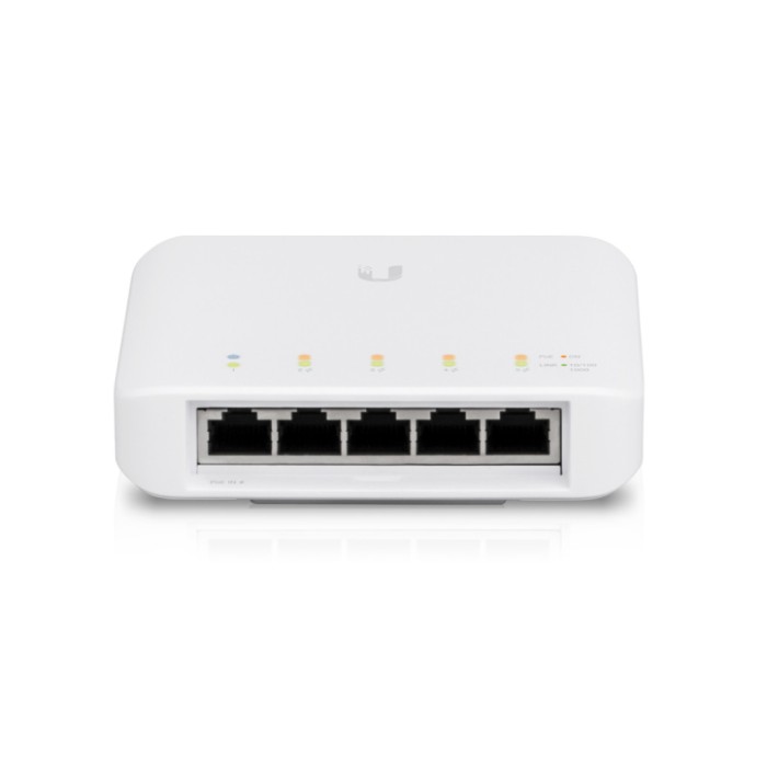 STIKALO 5-PORT Ubiquiti UniFi 100/1000 PoE Managed (USW-FLEX)