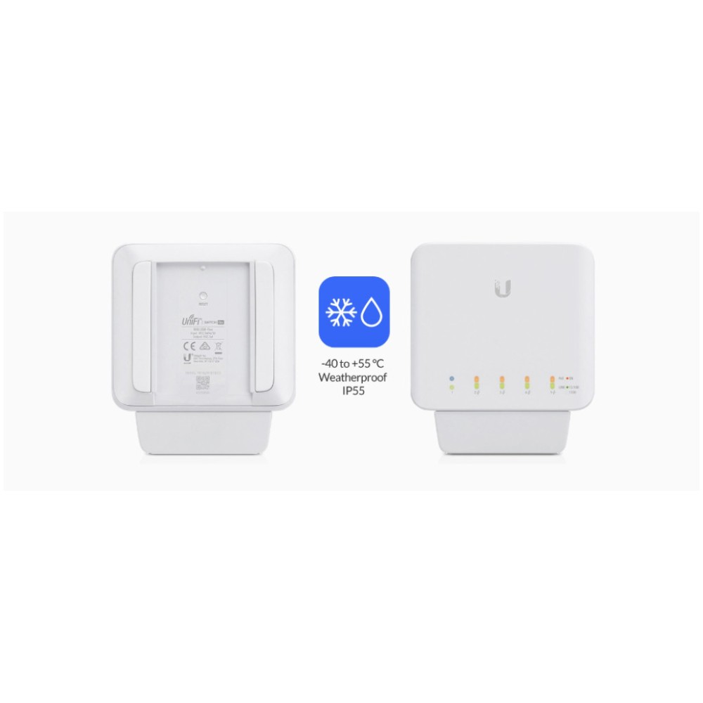 STIKALO 5-PORT Ubiquiti UniFi 100/1000 PoE Managed (USW-FLEX)