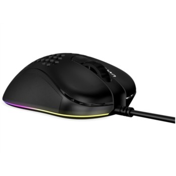 Miš UVI USB Lust optična 16000DPI RGB črna (UVILUSTBL)