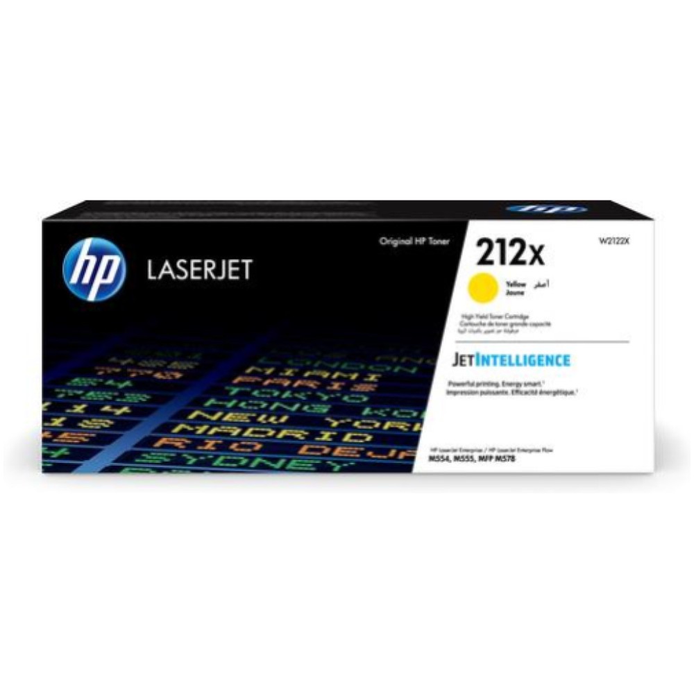 TONER HP 212X RUMEN ZA COLOR LJ M554/M555/ MFP M578 ZA 10.000 STRANI (W2122X) HP TONER HP 212X RUMEN ZA COLOR LJ M554/M555/ MFP M578 ZA 10.000 STRANI (W2122X)