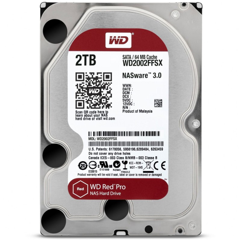 Trdi disk 2TB SATA3 WD2002FFSX 6Gb/s 64MB Intellipower Red PRO- primerno za NAS WD Trdi disk 2TB SATA3 WD2002FFSX 6Gb/s 64MB Intellipower Red PRO- primerno za NAS