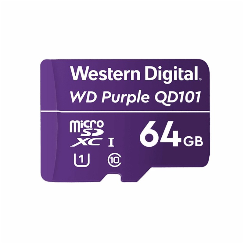 Spominska kartica SDXC-Micro 64GB WD Purple 80MB/s U1 UHS-I (WDD064G1P0C) WD Spominska kartica SDXC-Micro 64GB WD Purple 80MB/s U1 UHS-I (WDD064G1P0C)