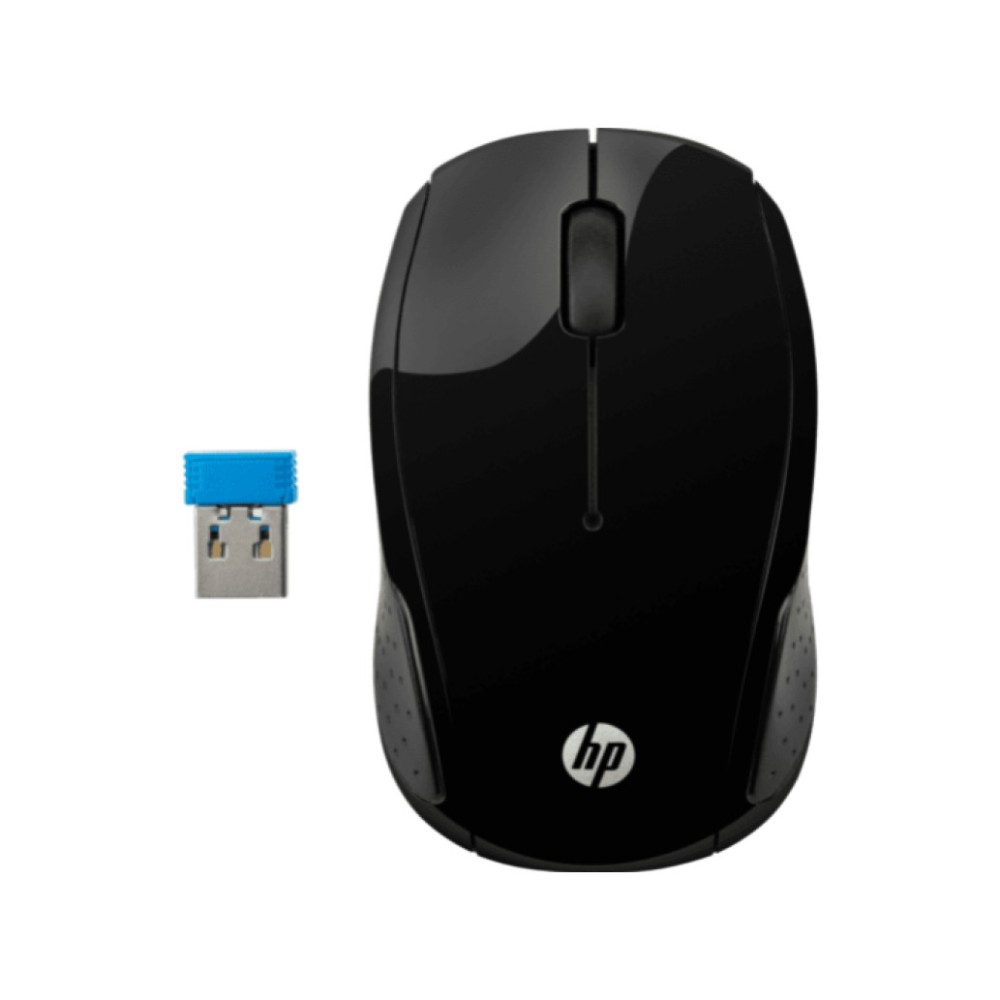 Miš HP 200 brezžična črna za notesnike (X6W31AA) HP Miš HP 200 brezžična črna za notesnike (X6W31AA)