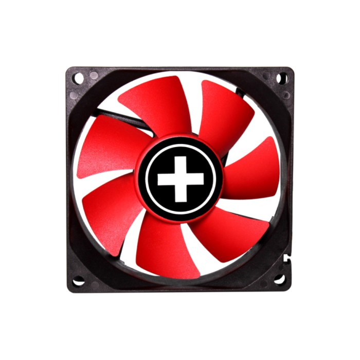 Ventilator Xilence Redwing 80mm, rdeča