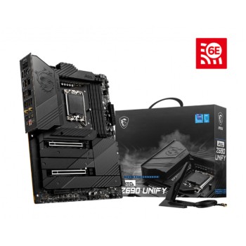 Osnovna plošča 1700 MSI MEG Z690 UNIFY ATX DDR5 WiFi BT 5.2 2x2,5Gb LAN 5xM.2 USB-C 20Gbps Osnovna plošča 1700 MSI MEG Z690 UNIFY ATX DDR5 WiFi BT 5.2 2x2,5Gb LAN 5xM.2 USB-C 20Gbps