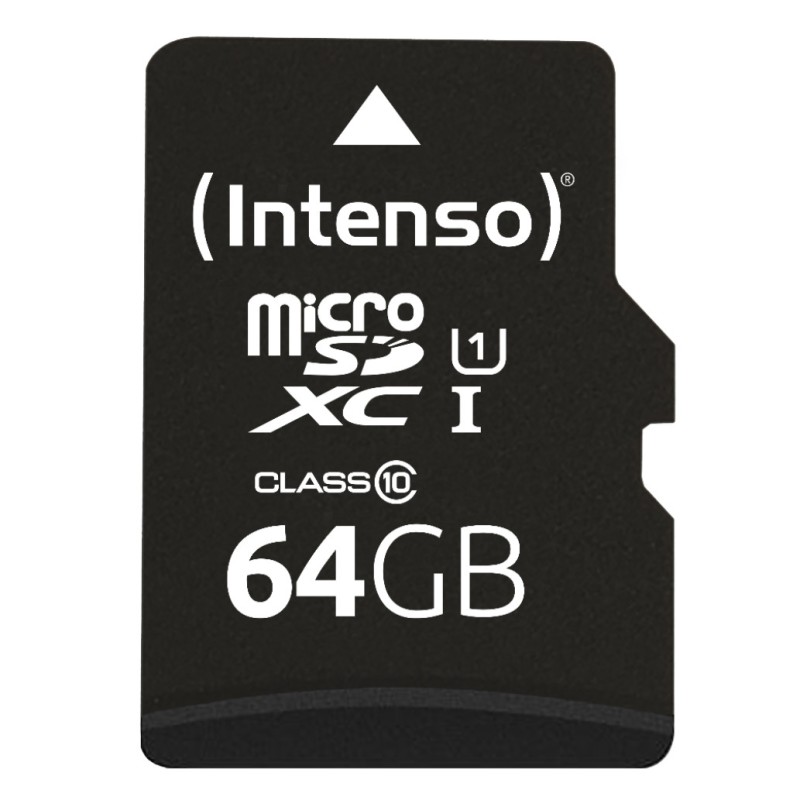 Spominska kartica SDXC-Micro 64GB Intenso 45MB/s U1 UHS-I (3423490) INTENSO Spominska kartica SDXC-Micro 64GB Intenso 45MB/s U1 UHS-I (3423490)