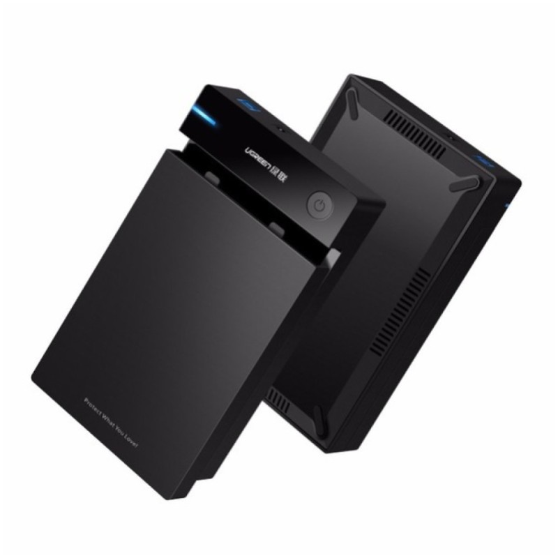 Ohišje za trdi disk 3,5 USB 3.0 Ugreen črn (50422) UGREEN Ohišje za trdi disk 3,5 USB 3.0 Ugreen črn (50422)