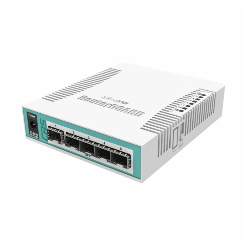 STIKALO 5-PORT Mikrotik CRS106-1C-5S 6xSPF (CRS106-1C-5S) MIKROTIK STIKALO 5-PORT Mikrotik CRS106-1C-5S 6xSPF (CRS106-1C-5S)