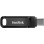 Spominski ključek 512GB USB-C Sandisk Dual Drive Go 150MB/s plastičen brez pokrovčka črn (SDDDC3-512G-G46)