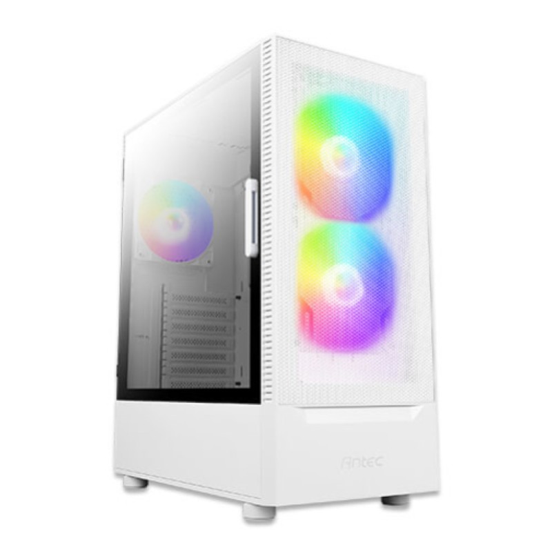 Ohišje Antec NX410-White NX serija 1x USB3.0 - ARGB LED 2X 140mm spredaj kaljena stranica ANTEC Ohišje Antec NX410-White NX serija 1x USB3.0 - ARGB LED 2X 140mm spredaj kaljena stranica