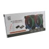 Ventilator LC Power LC-CF-RGB 120mm, črna RGB (2x ventilator, 1x RGB trak) LC Power Ventilator LC Power LC-CF-RGB 120mm, črna RGB (2x ventilator, 1x RGB trak)