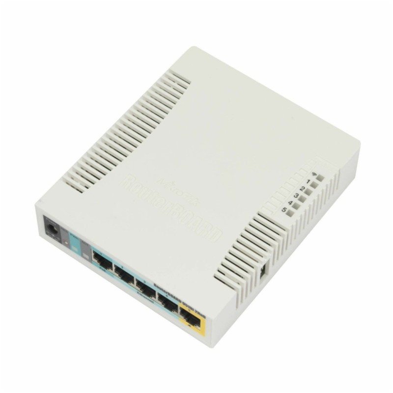 Usmerjevalnik brezžični Mikrotik WiFi4 802.11n N300 300Mbit/s 5xLAN 1x notranja antena (RB951Ui-2HnD) MIKROTIK Usmerjevalnik brezžični Mikrotik WiFi4 802.11n N300 300Mbit/s 5xLAN 1x notranja antena (RB951Ui-2HnD)