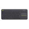 Tipkovnica brezžična Logitech K400 Plus | Slovenski nabor znakov črna + Touchpad (920-008385) LOGITECH Tipkovnica brezžična Logitech K400 Plus | Slovenski nabor znakov črna + Touchpad (920-008385)