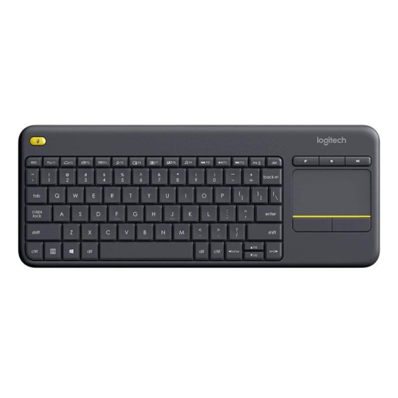 Tipkovnica brezžična Logitech K400 Plus | Slovenski nabor znakov črna + Touchpad (920-008385) LOGITECH Tipkovnica brezžična Logitech K400 Plus | Slovenski nabor znakov črna + Touchpad (920-008385)