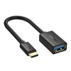 Adapter USB-C => USB 3.0 (ž) kabel 0,15m Ugreen OTG črn (30701) UGREEN Adapter USB-C => USB 3.0 (ž) kabel 0,15m Ugreen OTG črn (30701)