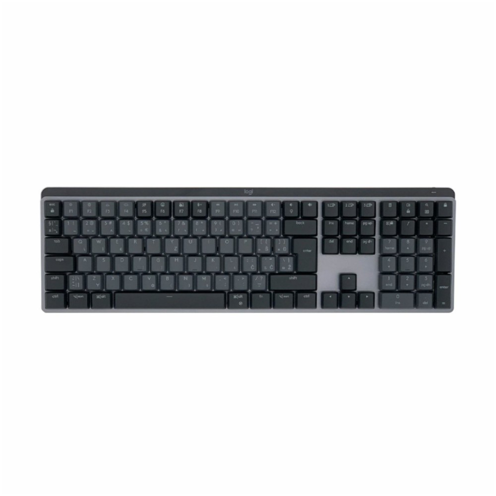 Tipkovnica Bluetooth + USB Logitech MX Mechanical Illuminated Performance UK | SLO gravura siva LED osvetlitev (920-010757) LOGITECH Tipkovnica Bluetooth + USB Logitech MX Mechanical Illuminated Performance UK | SLO gravura siva LED osvetlitev (920-010757)