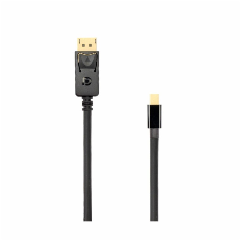 Kabel DisplayPort mini (m) => DisplayPort (m) 2,00m  SBOX črn