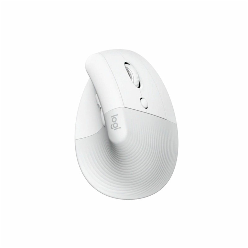 Miš brezžična + Bluetooth Logitech Lift Vertical za desničarje 4000DPI ergonomična bela (910-006475) LOGITECH Miš brezžična + Bluetooth Logitech Lift Vertical za desničarje 4000DPI ergonomična bela (910-006475)
