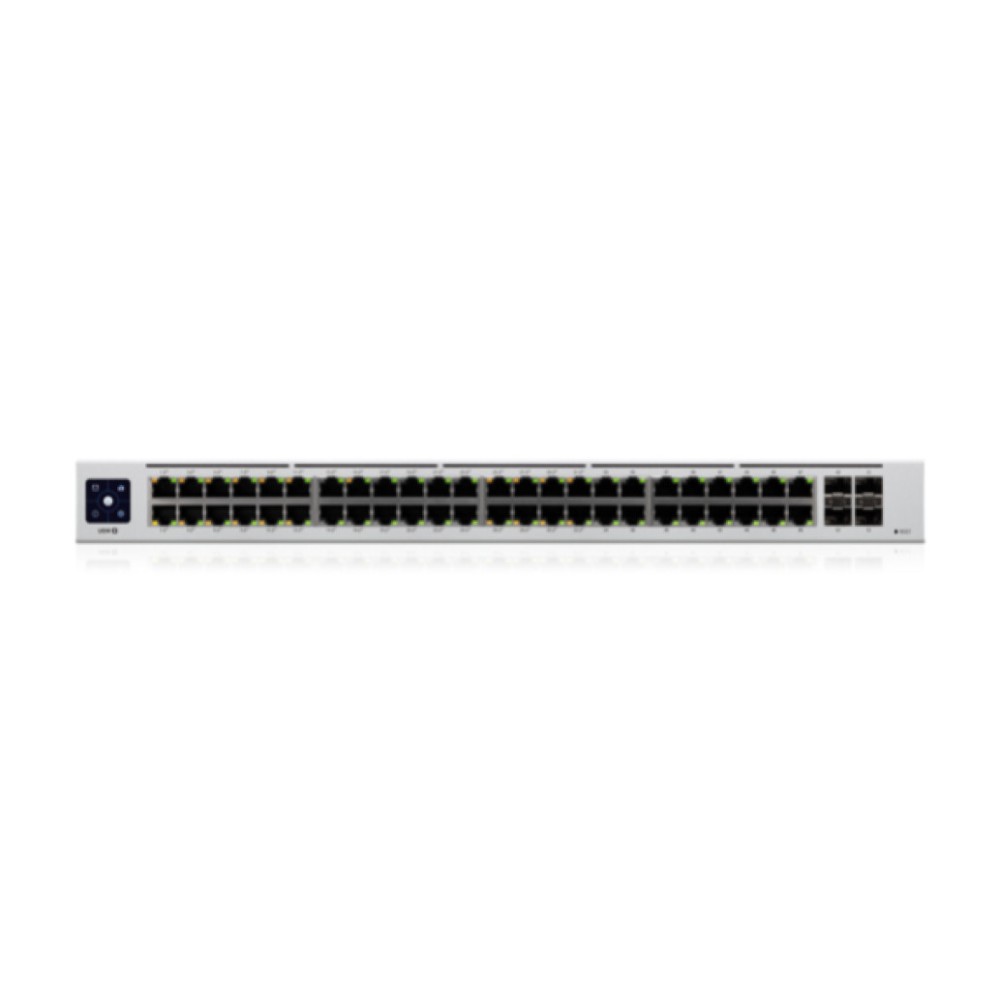 STIKALO 48-PORT 4x SFP UbiQuiti UniFi 100/1000 1000 PoE Managed Rack (USW-48-POE) UBIQUITI STIKALO 48-PORT 4x SFP UbiQuiti UniFi 100/1000 1000 PoE Managed Rack (USW-48-POE)