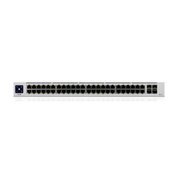 STIKALO 48-PORT 4x SFP UbiQuiti UniFi 100/1000 1000 PoE Managed Rack (USW-48-POE)